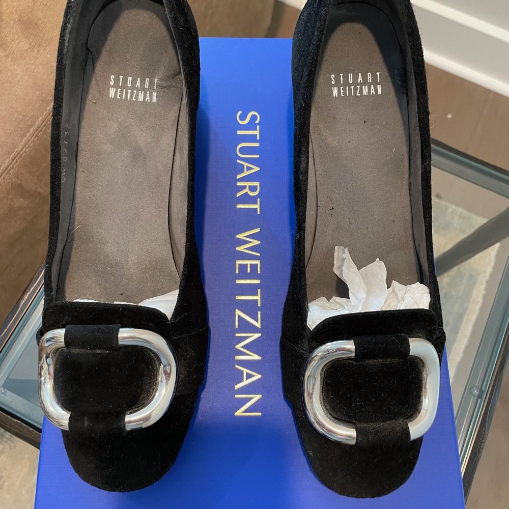 Stuart Weitzman Suede Wedge